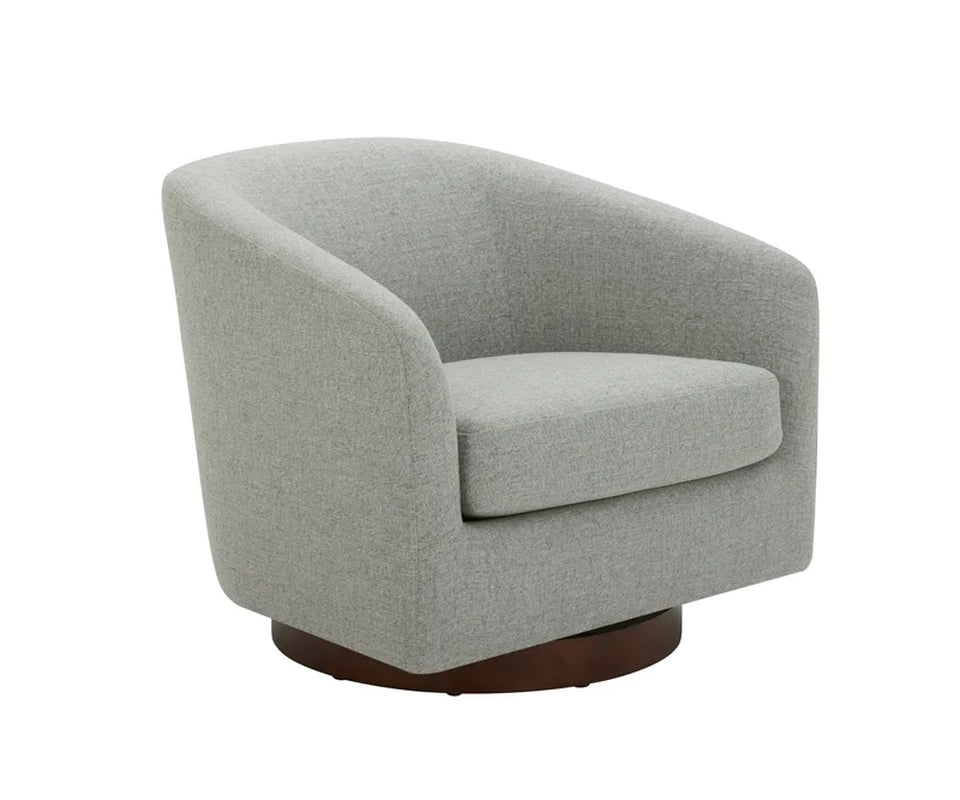 Italyan Boucle Swivel Chair