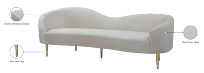  Crown Jewel Velvet Sofa