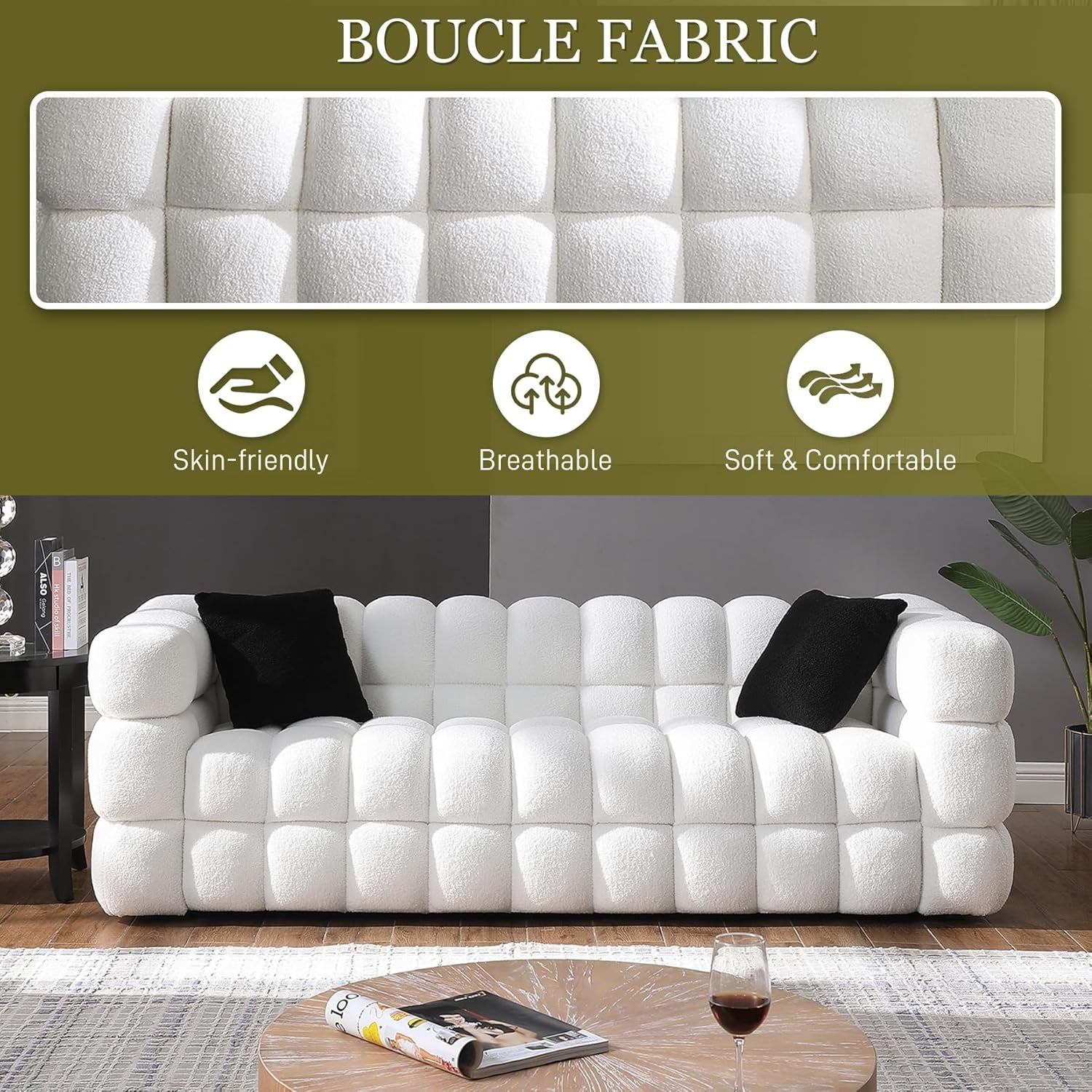 Cuban Boucle Sofa