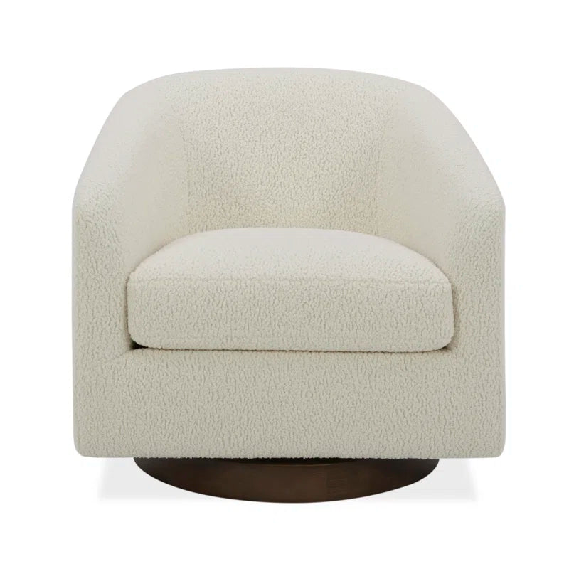 Italyan Boucle Swivel Chair