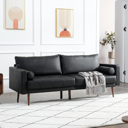 Vonanda Faux Italian Leather Comfy Sofa