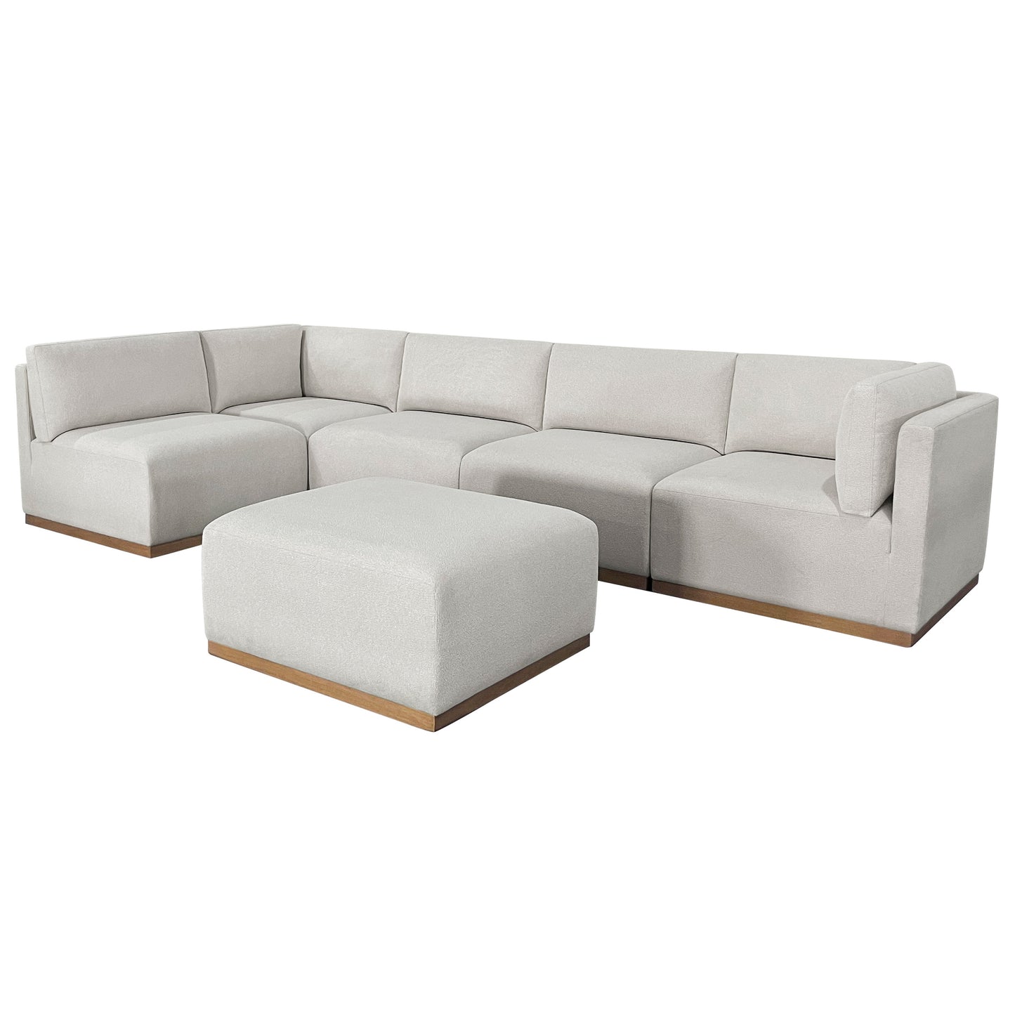 Murphy Fabric Modular Sectional with Ottoman