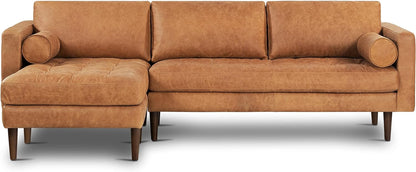 POLY & BARK Italian Leather Sofa