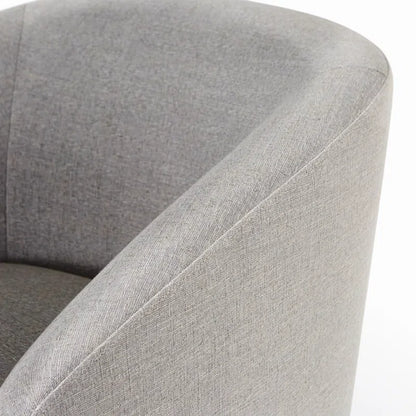 Italyan Boucle Swivel Chair