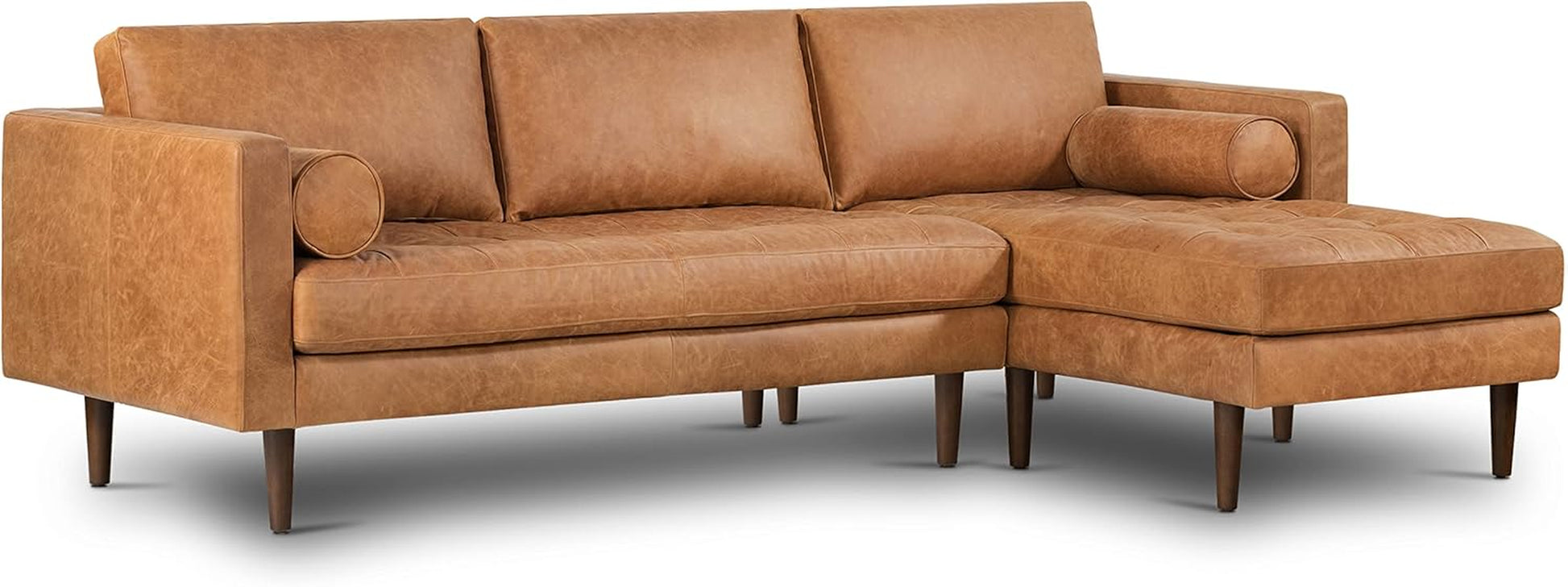 POLY & BARK Italian Leather Sofa