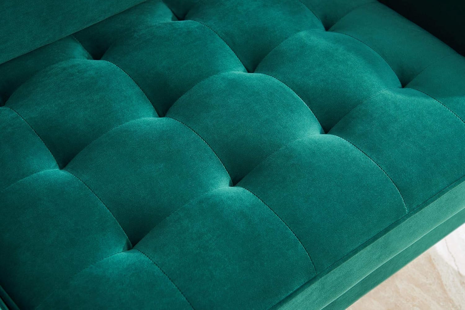 Emerald Velvet Sofa