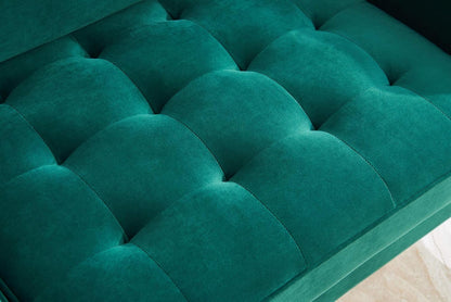 Emerald Velvet Sofa