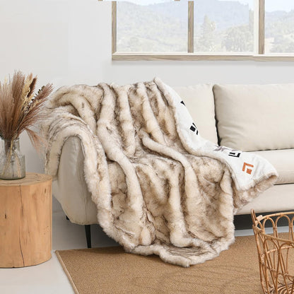 Luxury Plush Faux Fur Blanket