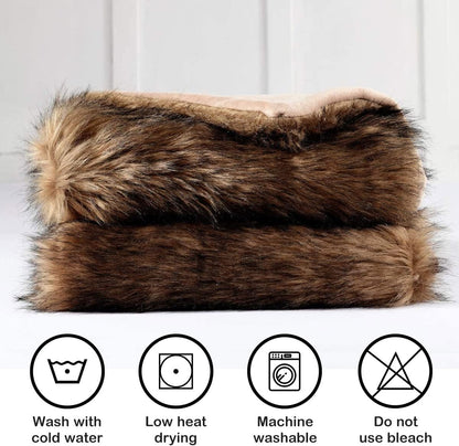 Luxury Plush Faux Fur Blanket