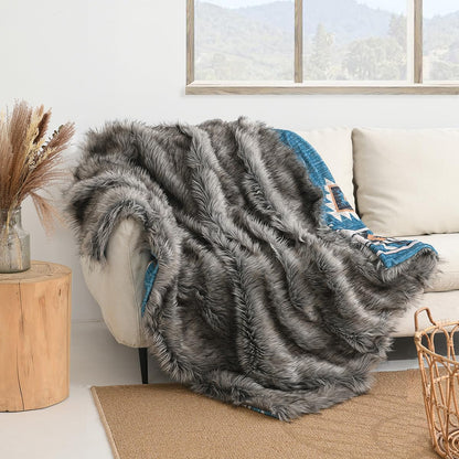 Luxury Plush Faux Fur Blanket