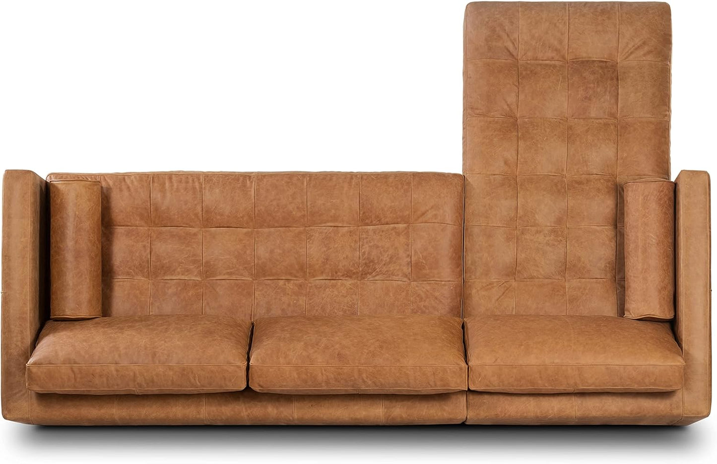 POLY & BARK Italian Leather Sofa