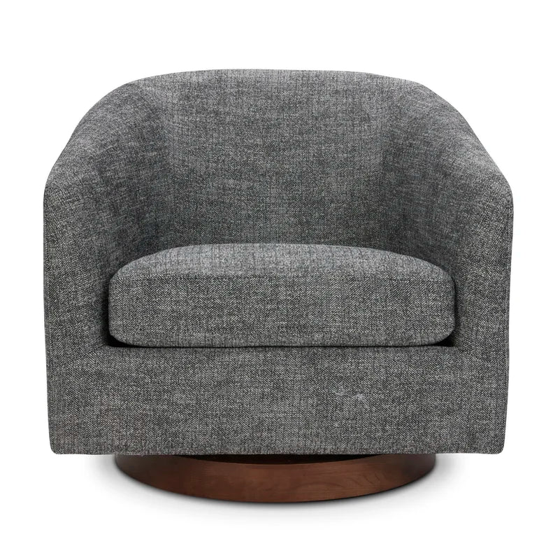 Italyan Boucle Swivel Chair