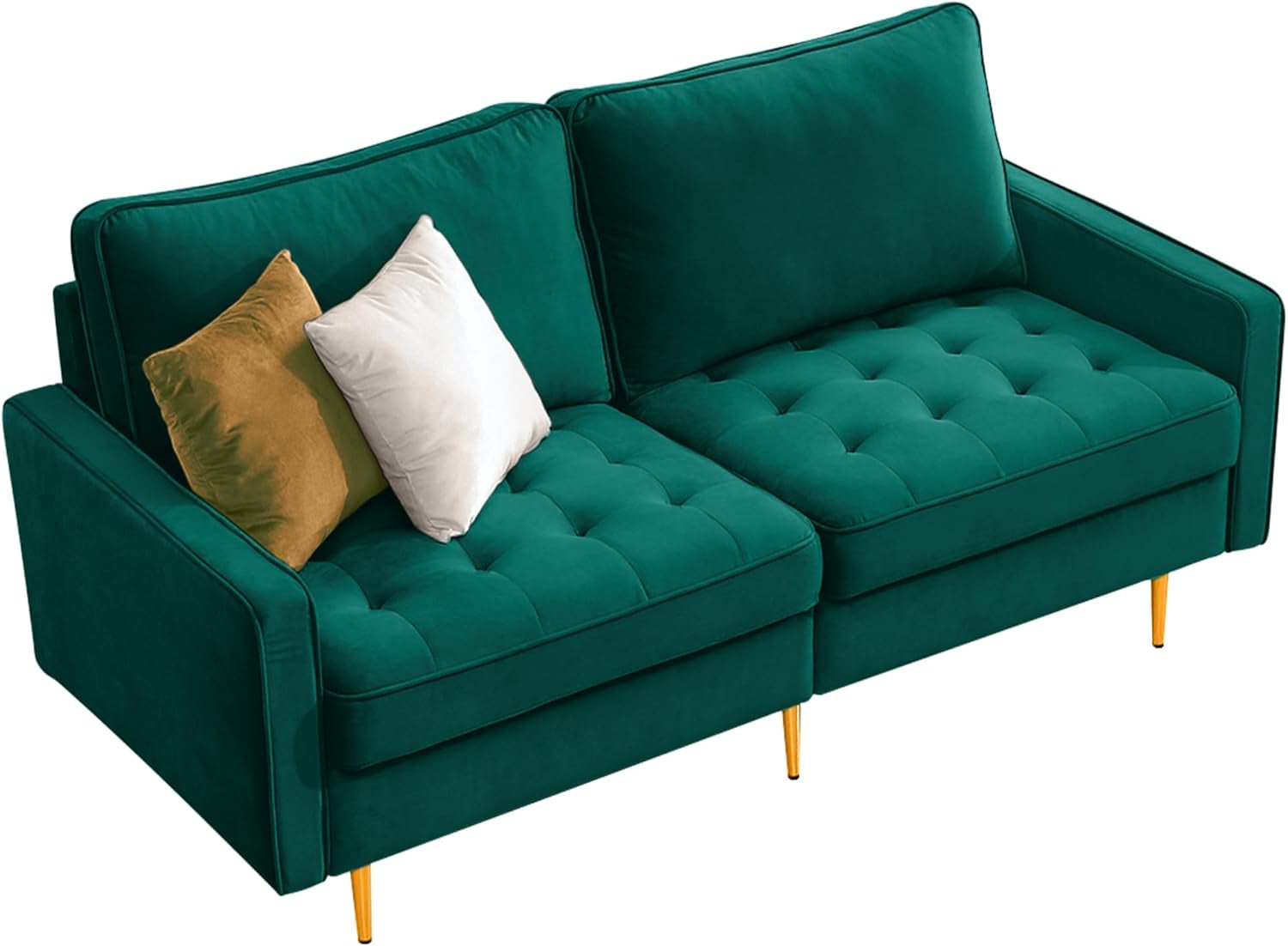 Emerald Velvet Sofa