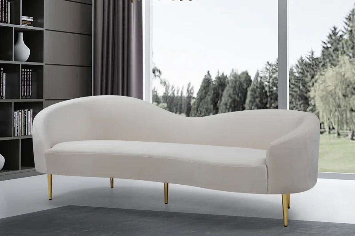  Crown Jewel Velvet Sofa