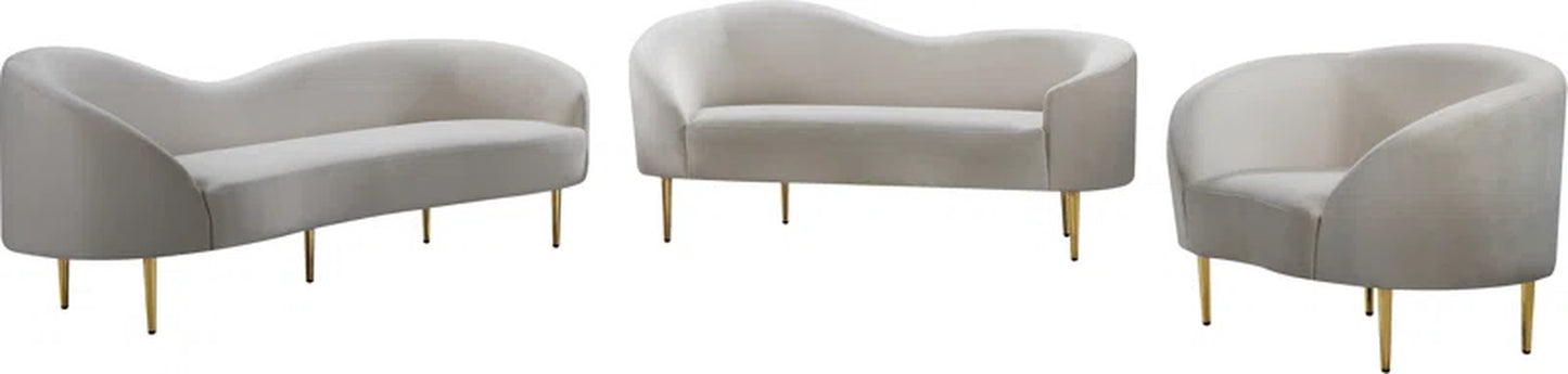  Crown Jewel Velvet Sofa