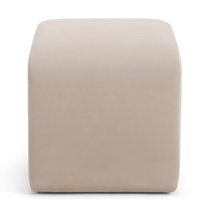  Juliet Velvet Waterfall Ottoman