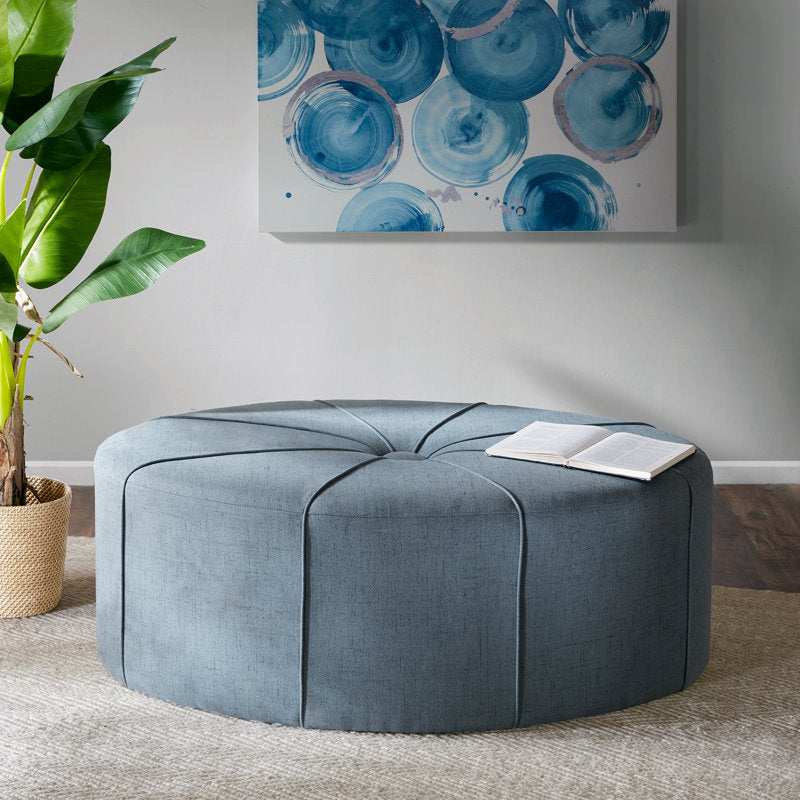 Boucle Cocktail Ottoman