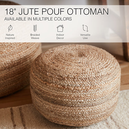 Scandinavian Pouf Ottoman