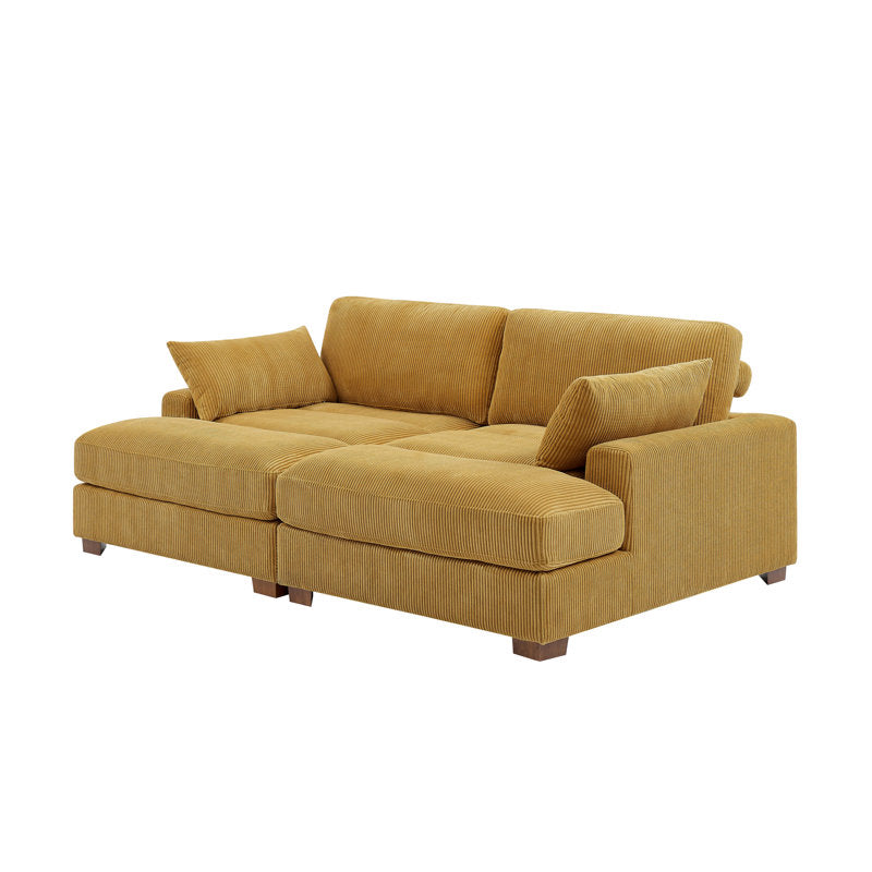 Mordecai Corduroy Sleeper Sofa