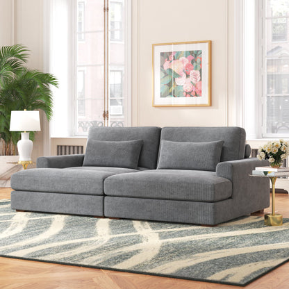 Mordecai Corduroy Sleeper Sofa