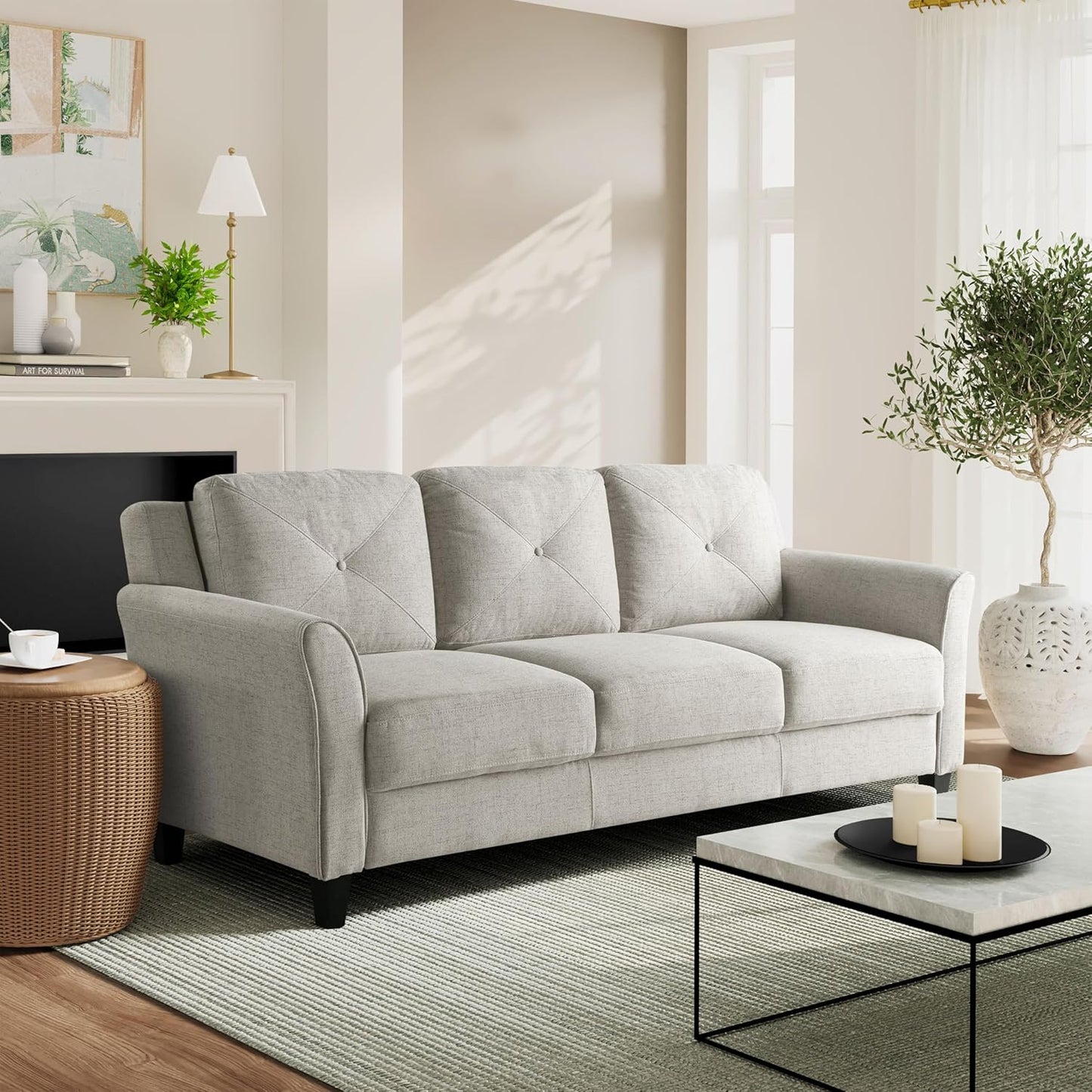 Lifestyle Solutions Harrington Sofa 